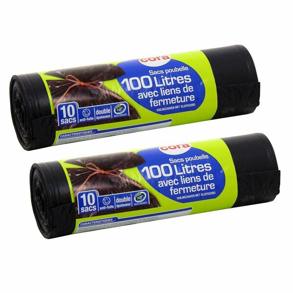 Sacs Poubelle 100L Résistants