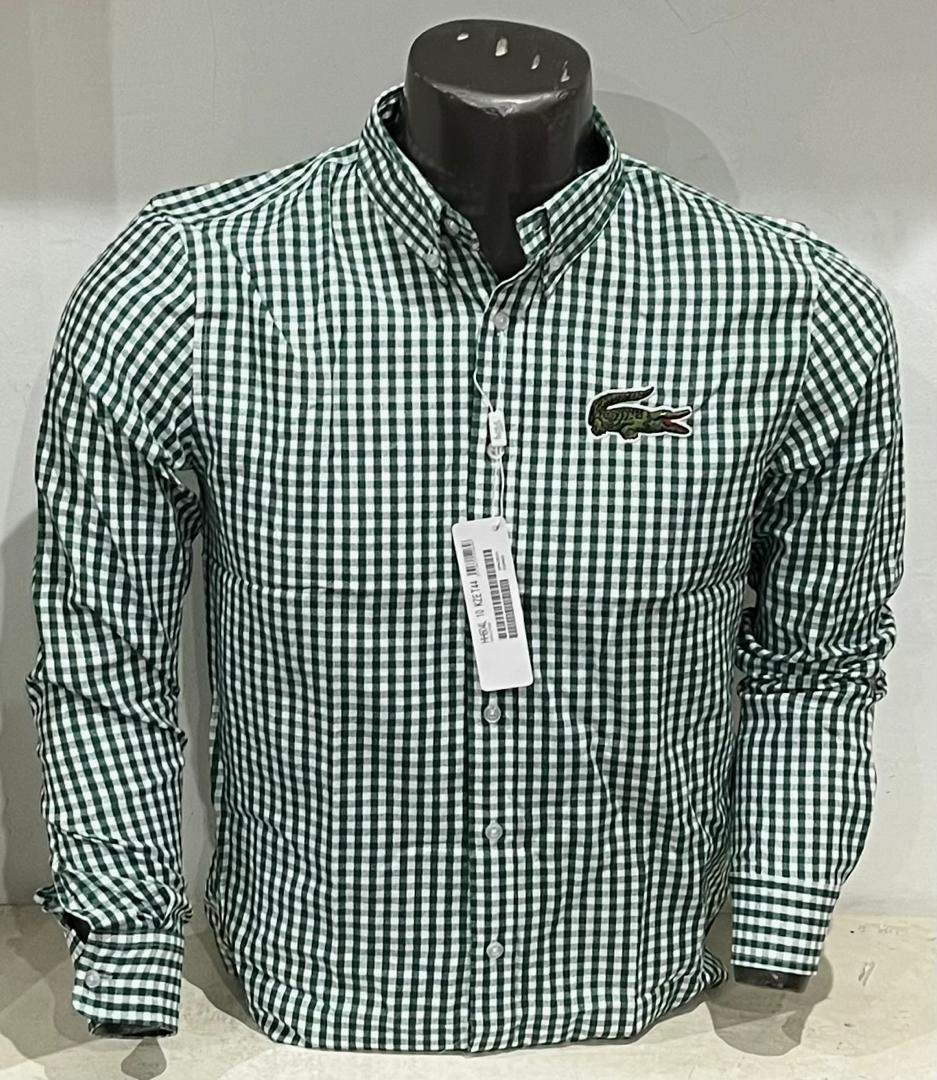 Chemise à carreaux pour homme