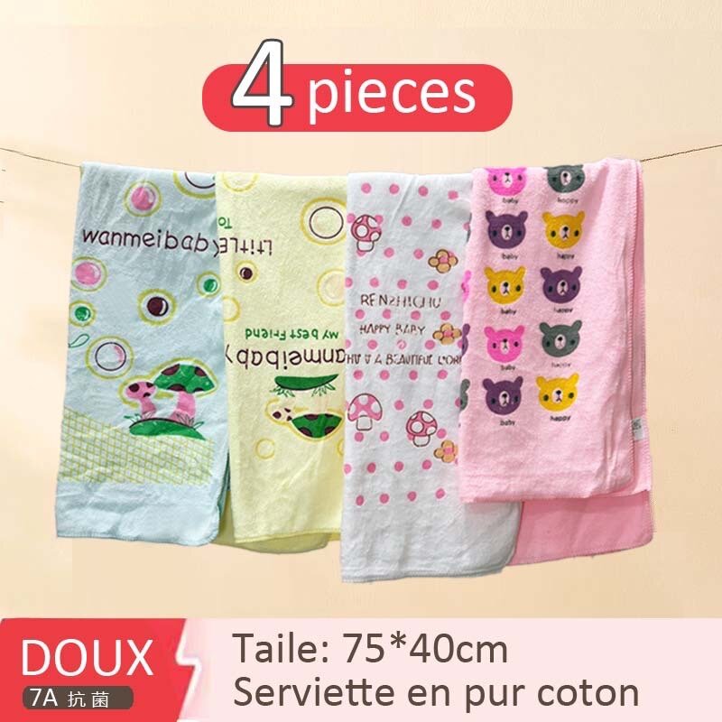 Ensemble de 4 pièces serviette