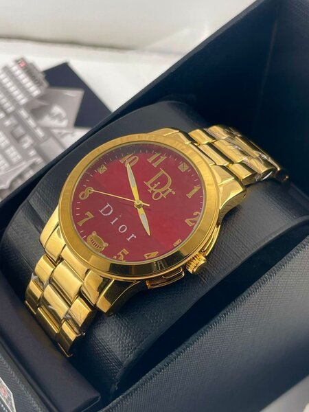 Montre Homme Dorée Élégante