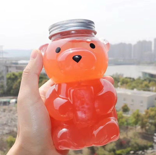 sitting teddy bear bottles 10 pc