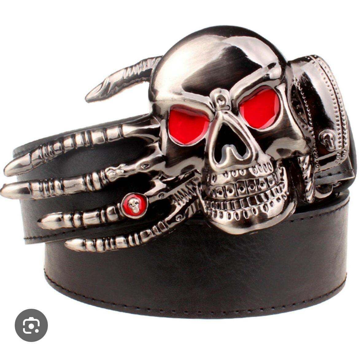 Ceinture Crâne Tête de Mort