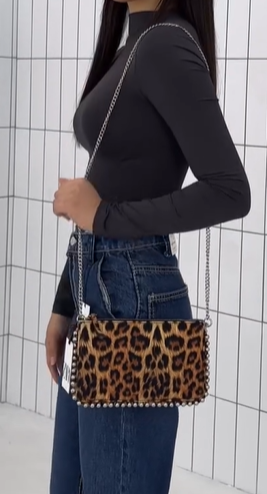 Маленькие эффектные сумочки от ZARA леопардовая