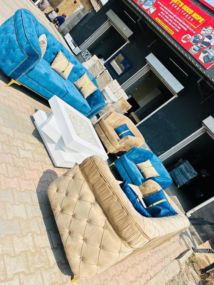 Set of beautiful soft home furniture