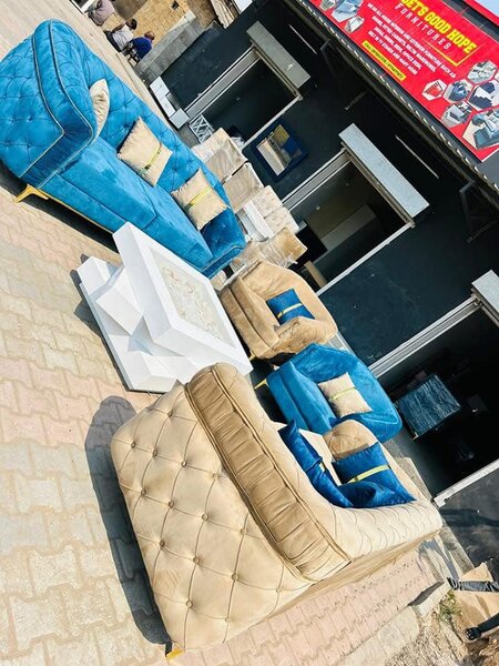 Set of beautiful soft home furniture