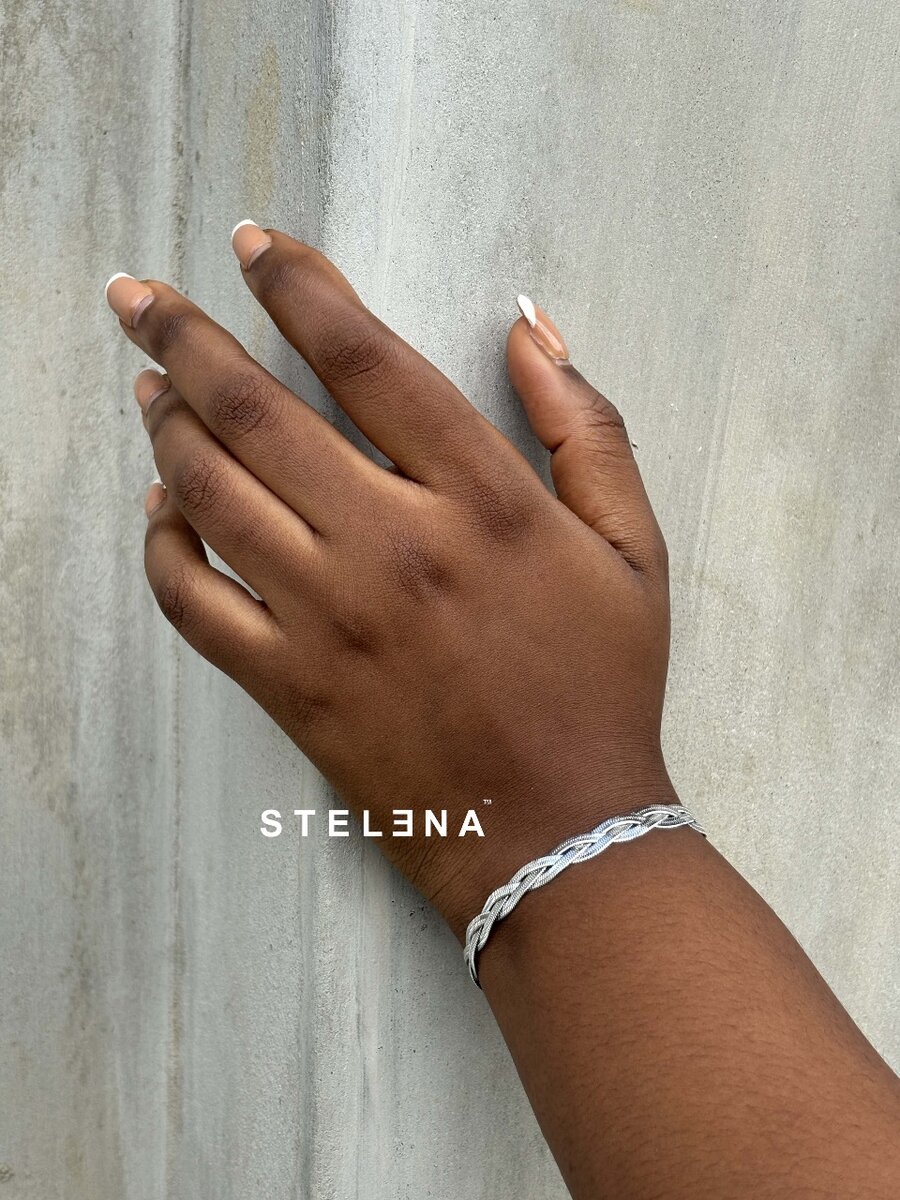 Bracelet tressé élégant