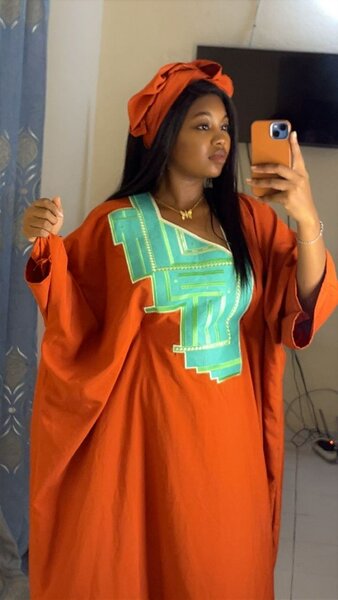 Boubou avec Broderie