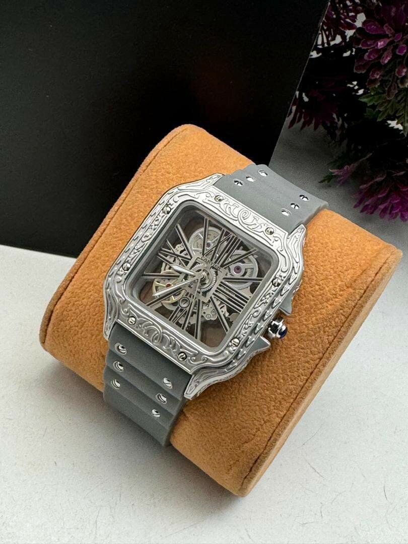 Cartier silicon strap watch