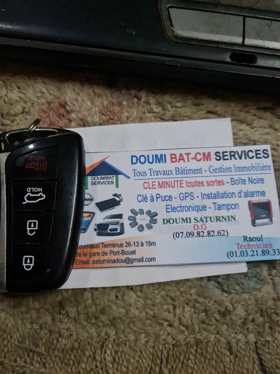 Télécommande d'entrée sans clé