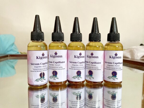 Huile  Capillaire  Gingembre