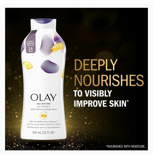 Olay Age Defying Body Wash with Vitamin E,