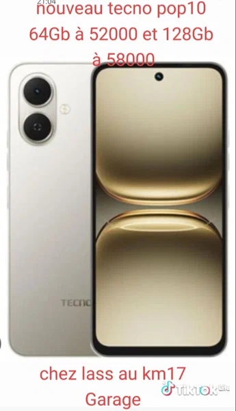 Tecno pop10