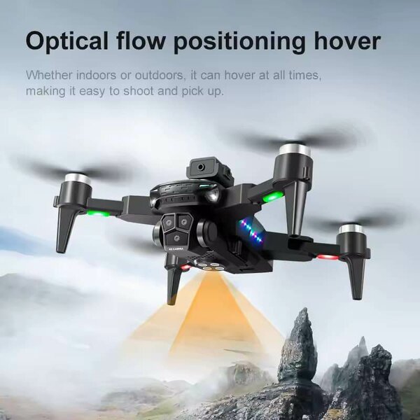 Drone professionnel, trois caméras avec écran, localisation