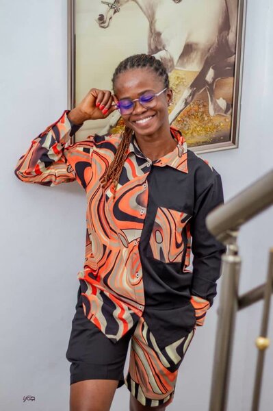 Chemise patchwork moderne femme