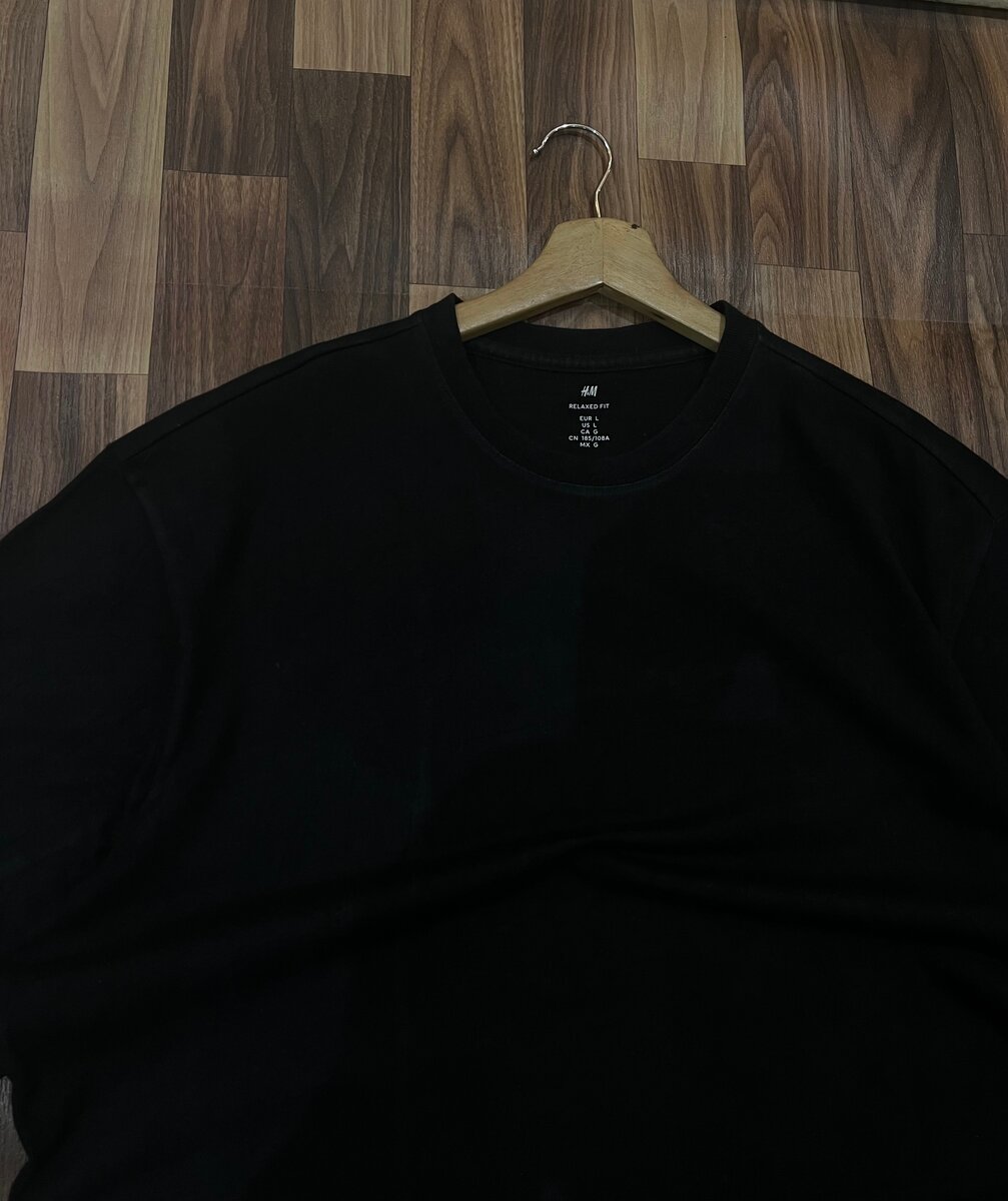 T-shirt Noir Classique Homme