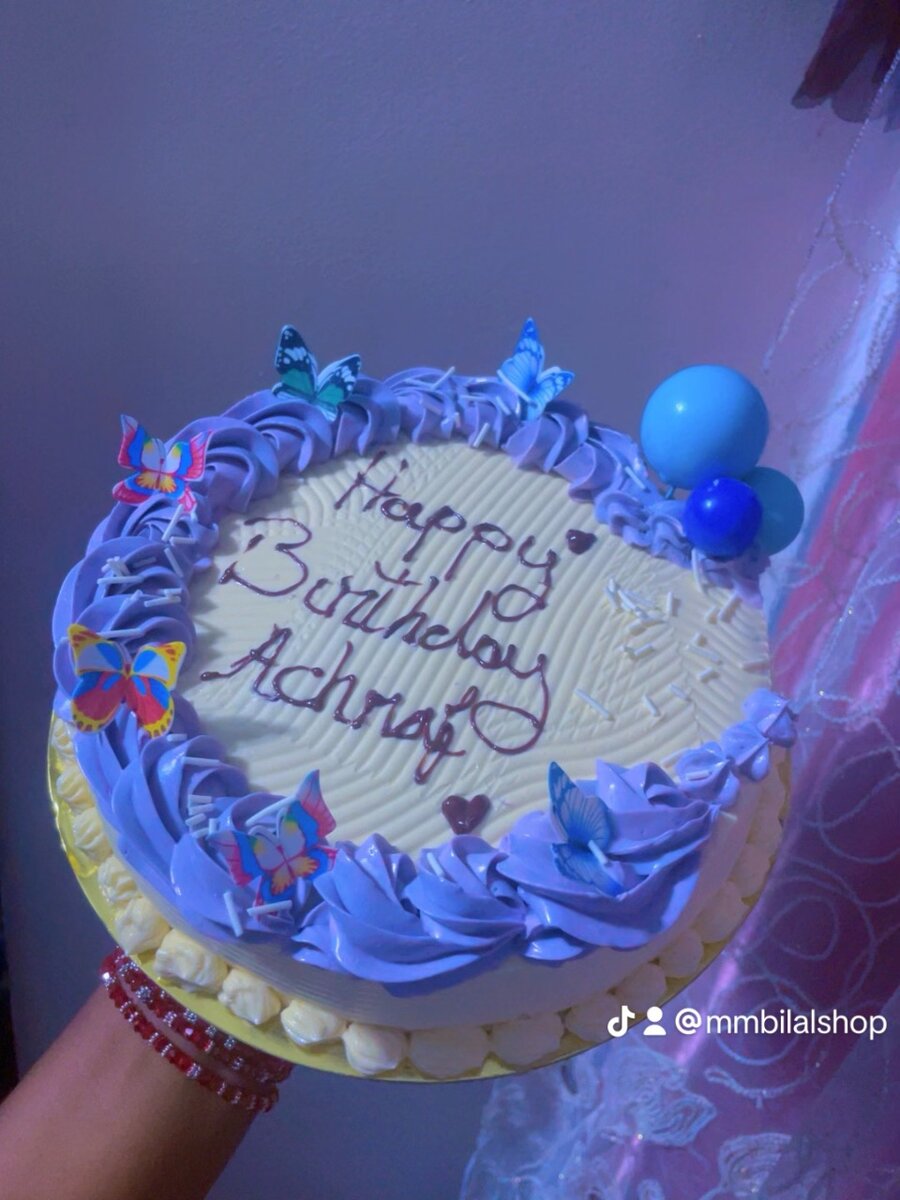 Gâteau d'anniversaire papillon