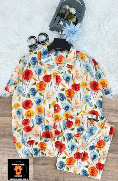 Chemisette et Short Imprimés