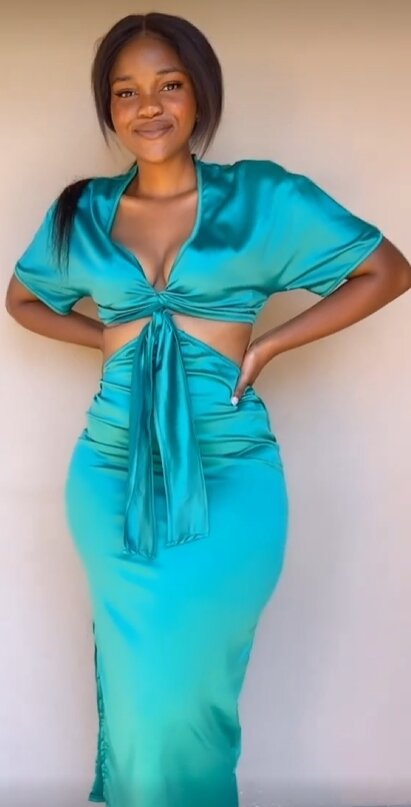 Evening dress S,M,L,XL,2XL sky blue