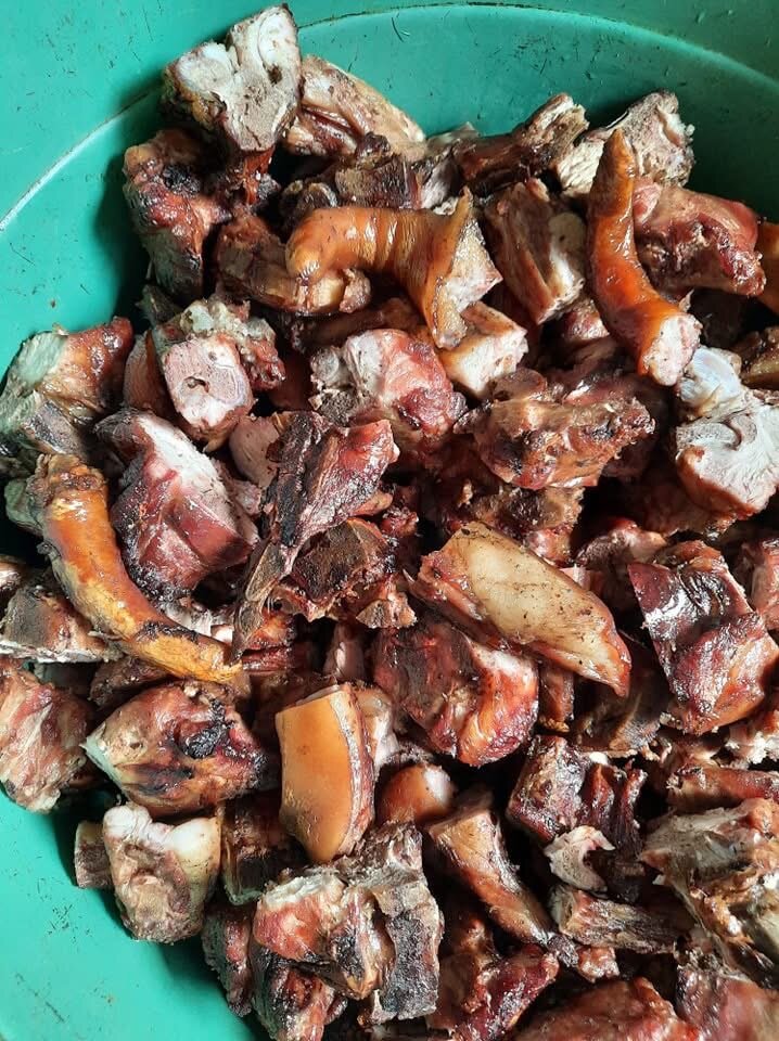 Queue de porc frais ou fumé