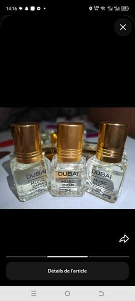 Parfum Musc Dubaï 5ml