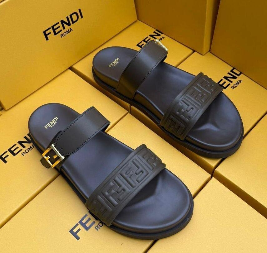 Sandales Fendi Logo Homme