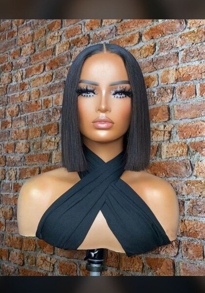 Bob,wet curls and wig caps Available