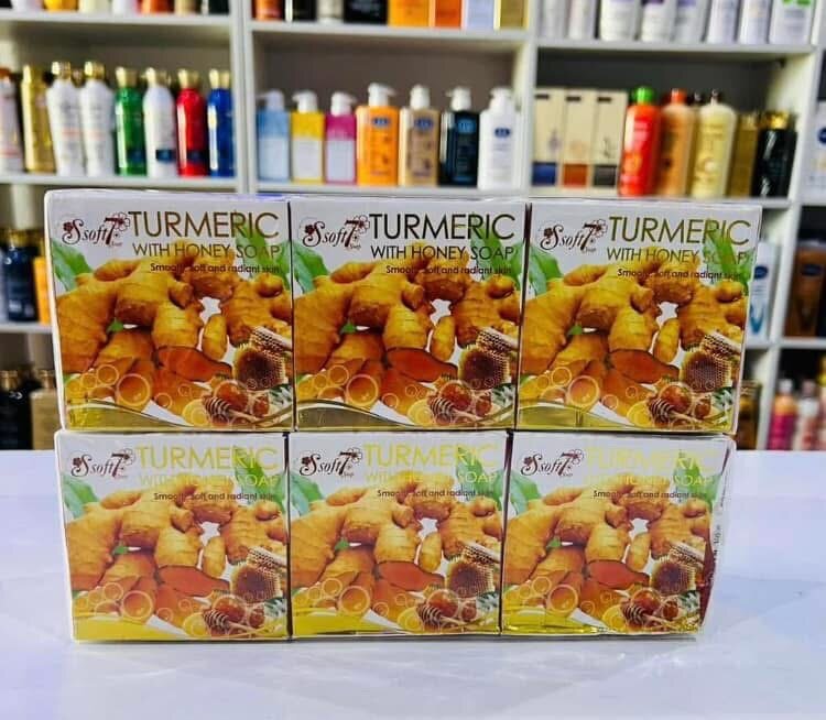 Soft 7 tumeric and honey soap