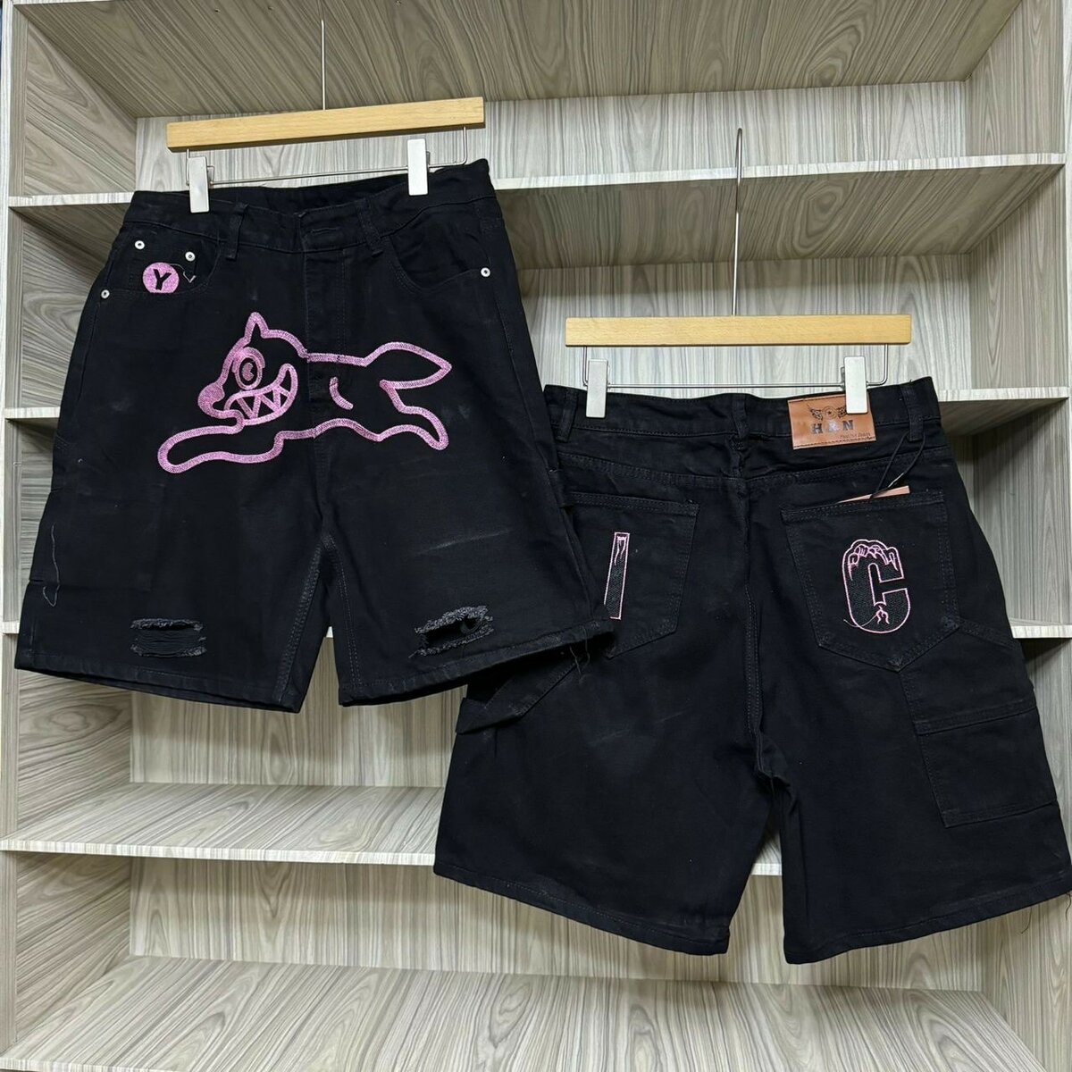 Ice-cream short jeans