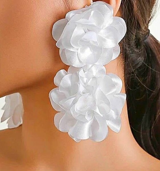 Boucles d'Oreilles en Fleurs