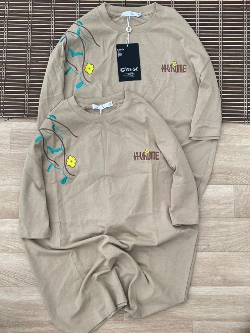 Robes longues décontractées en coton