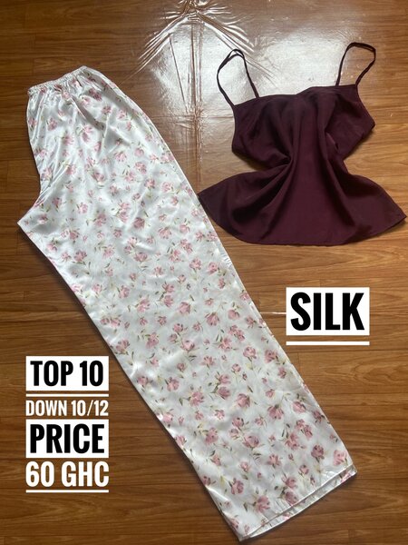 Silk nightwear