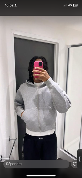 Veste à capuche zippée