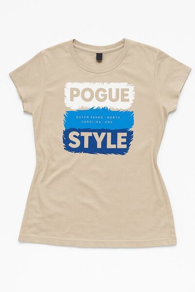 T-shirt Outer Banks beige