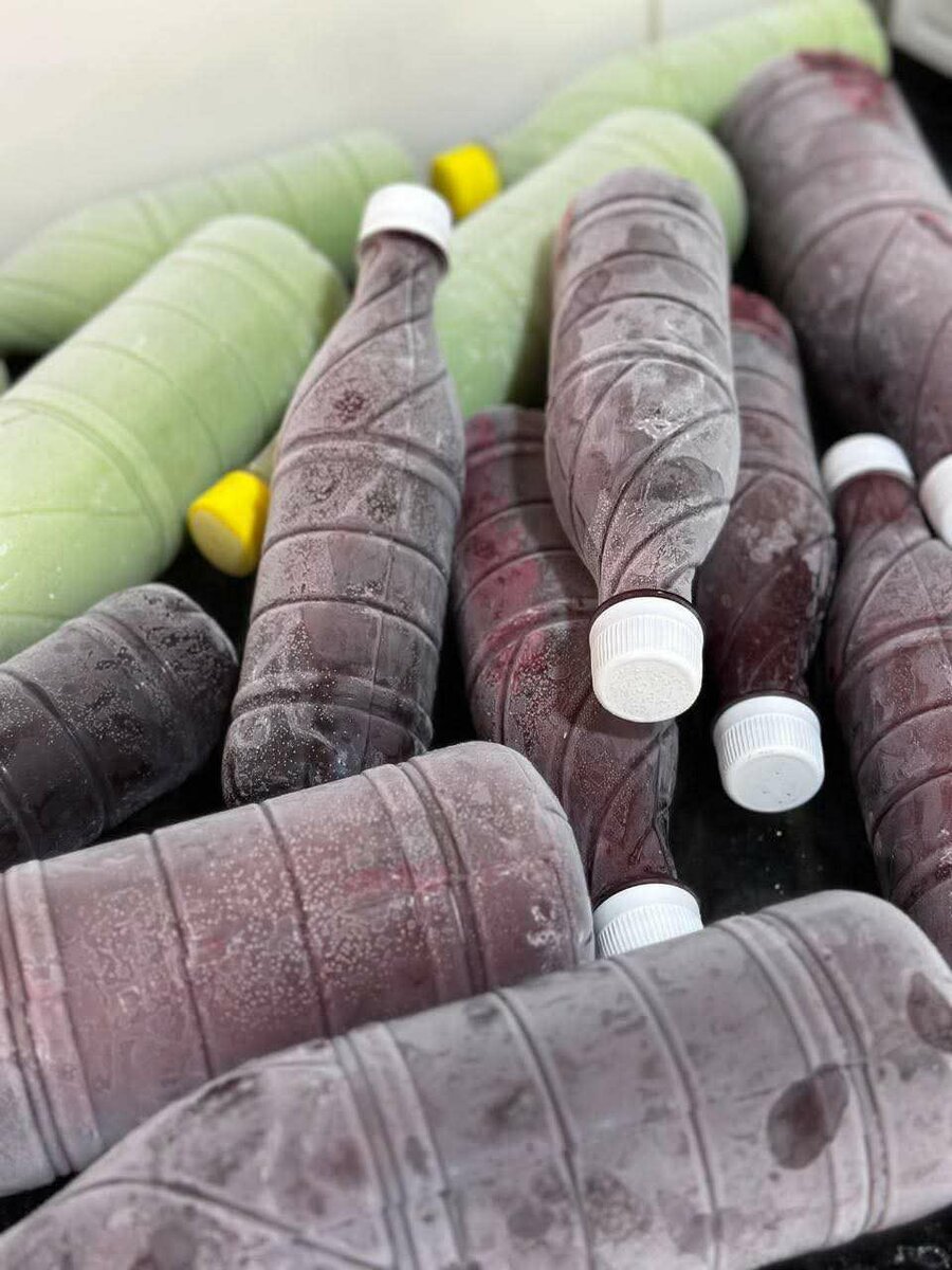 Boissons glacées nutritives.