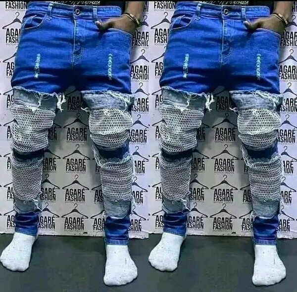 Jeans déchirés tendance