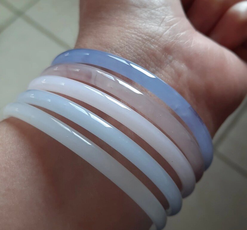 Bracelets en verre élégant