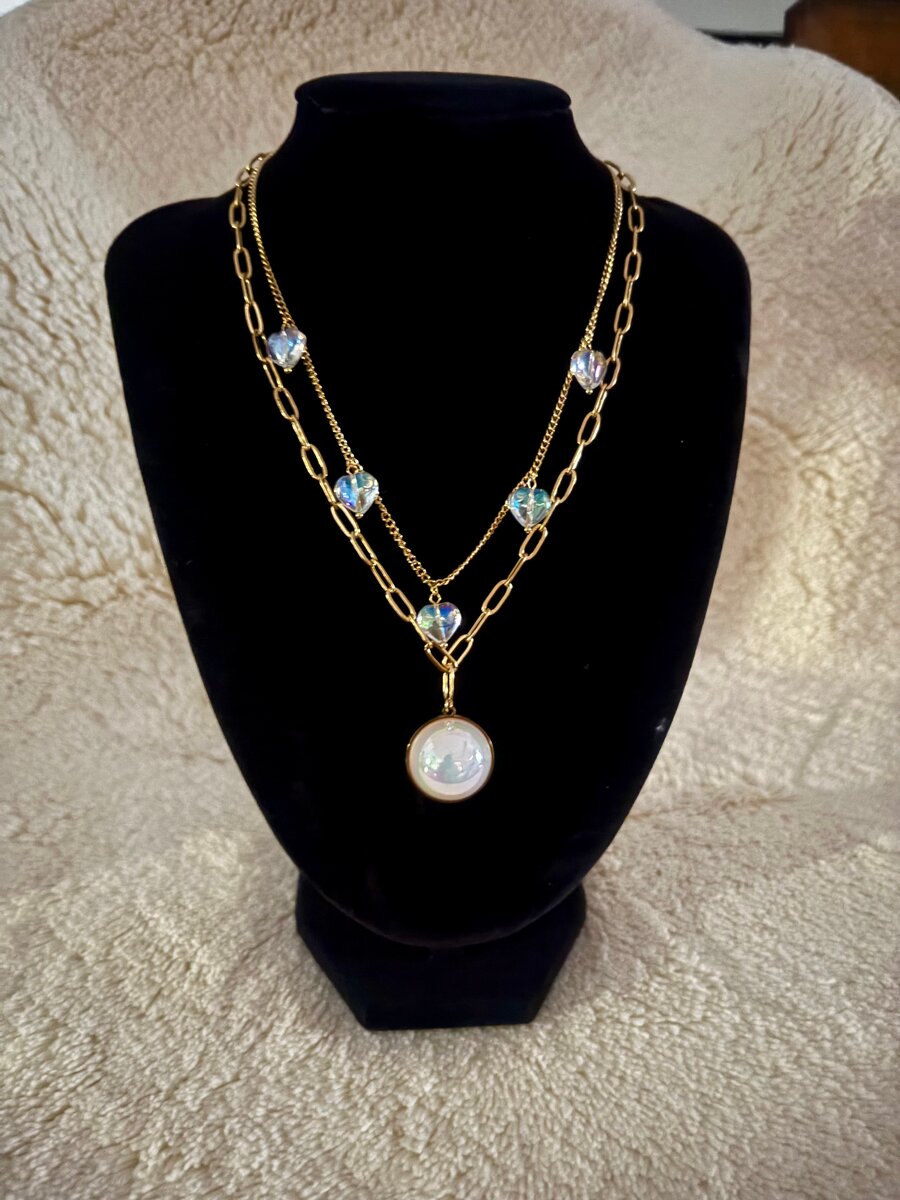 Pendentif élégant et bracelet