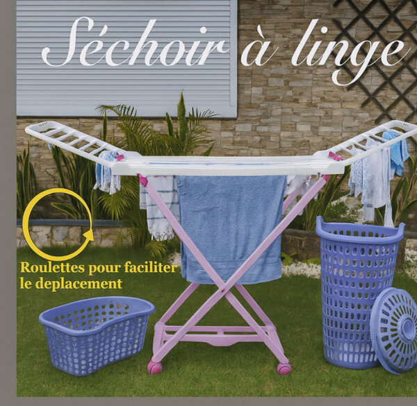 Séchoir à linge pliable