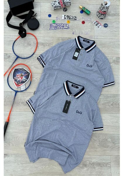 Polo Gris D&G Homme