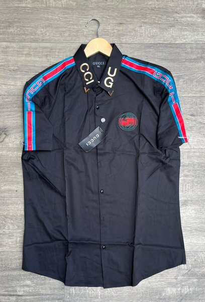 Chemise noire élégante Gucci