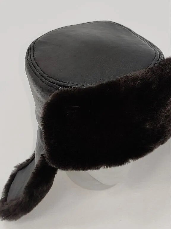 Мужская шапка ушанка модели “Пилот"