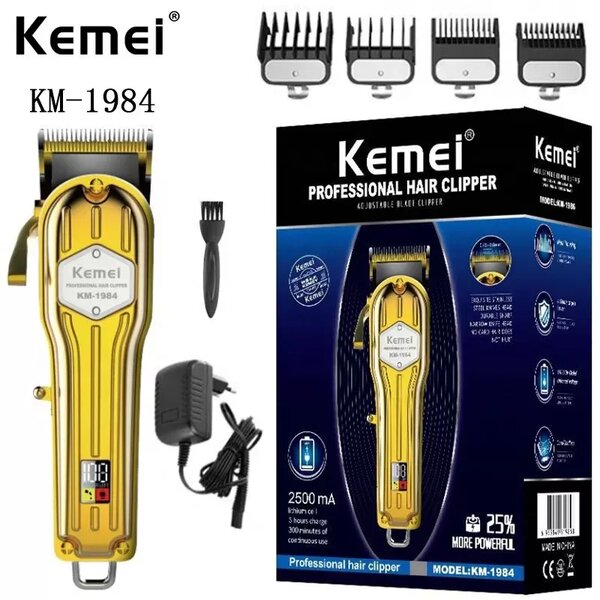 Tondeuse rechargeable professionnelle KEMEI 1984