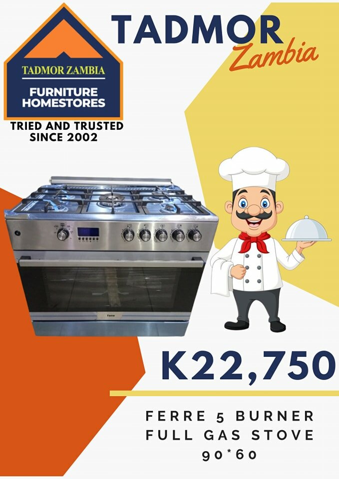 Gas stove FERRE,5 burners, size 90*60