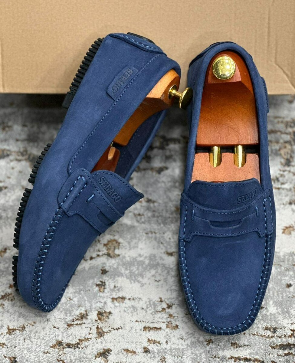 Mocassins en daim élégants pour hommes