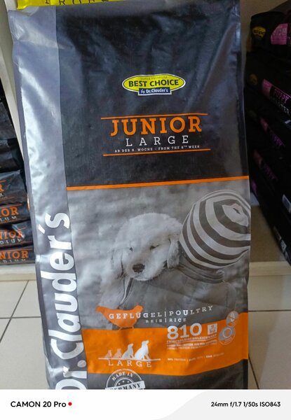 Nourriture pour chiots Junior Large