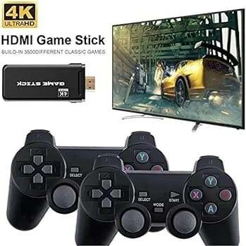 Console sans fil Console de jeu rétro 4K Ultra HD Plug & Pla