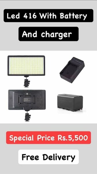 LED 416 4400Mah big Battery + Charger