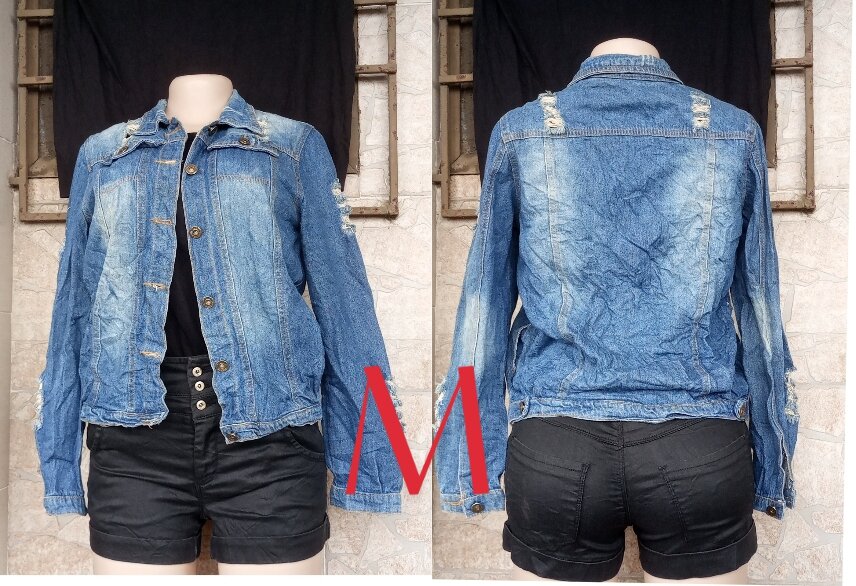 Veste en jean décontractée