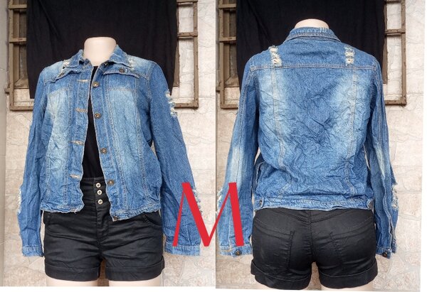 Veste en jean décontractée