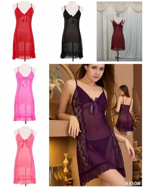 Nuisette en Dentelle Transparente